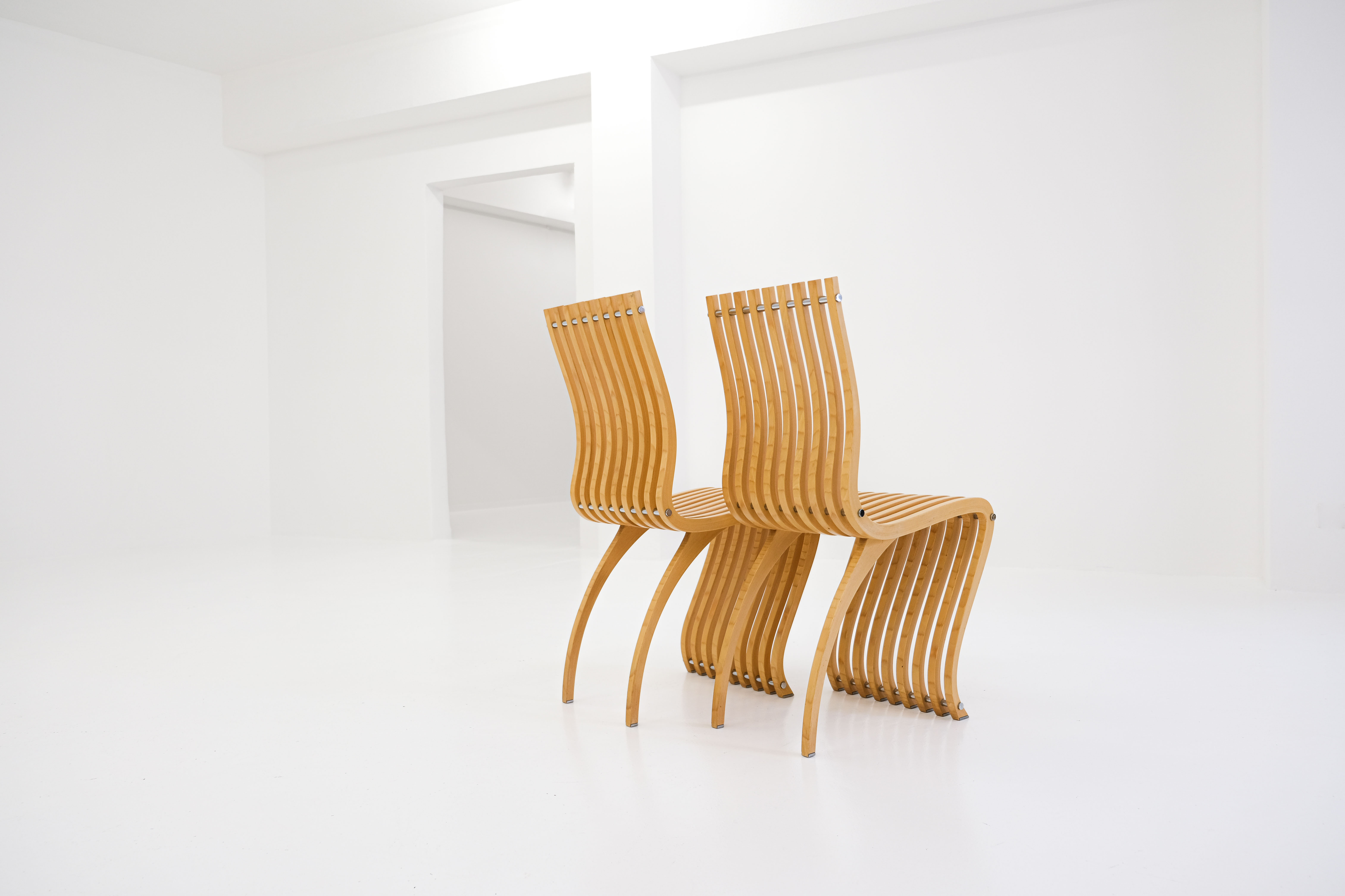 Pair of Shizzo Chairs by Ron Arad for Vitra, 1989