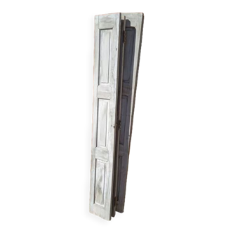 Lot 4 shutters shutters elements solid wood patinated ep 1950 - 156cm