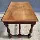 Louis XIII walnut desk • Small centre table in Renaissance style
