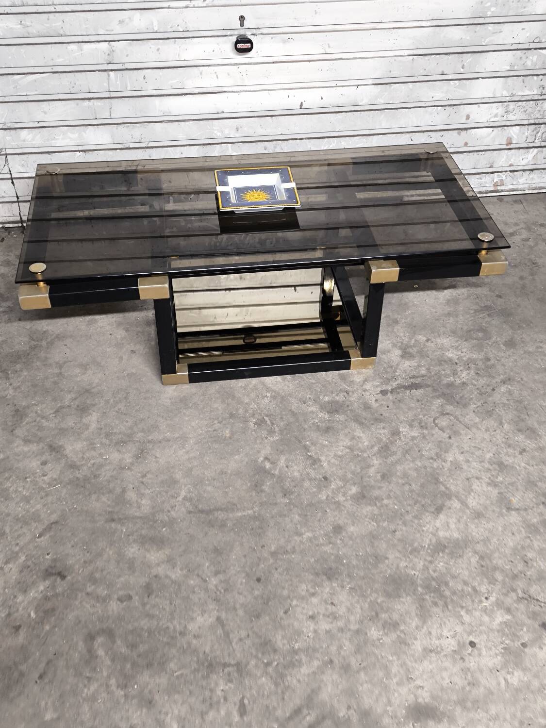 Vintage coffee table from the 1980s.