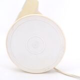 Beige articulated metal desk lamp, 1950s