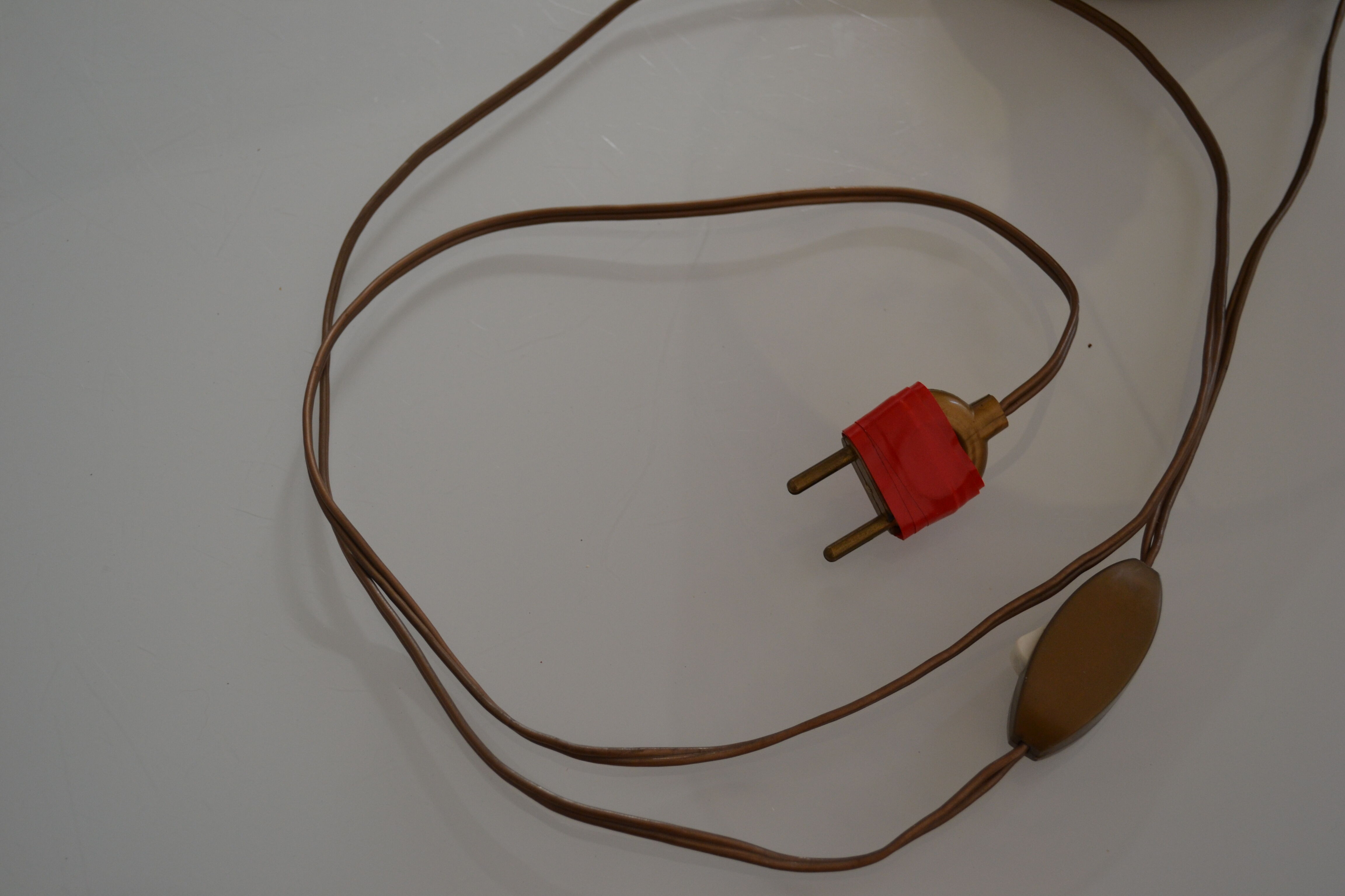 Modernist brutalist lamp free form 60's olive wood