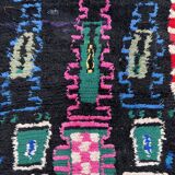 Moroccan carpet Berbere Boucherouite red