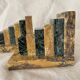 Pair of marble art deco bookends
