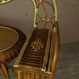Art deco rattan dressing table 1920 (table and desk)