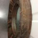Round mirror Indian wooden massif diameter 50 cm