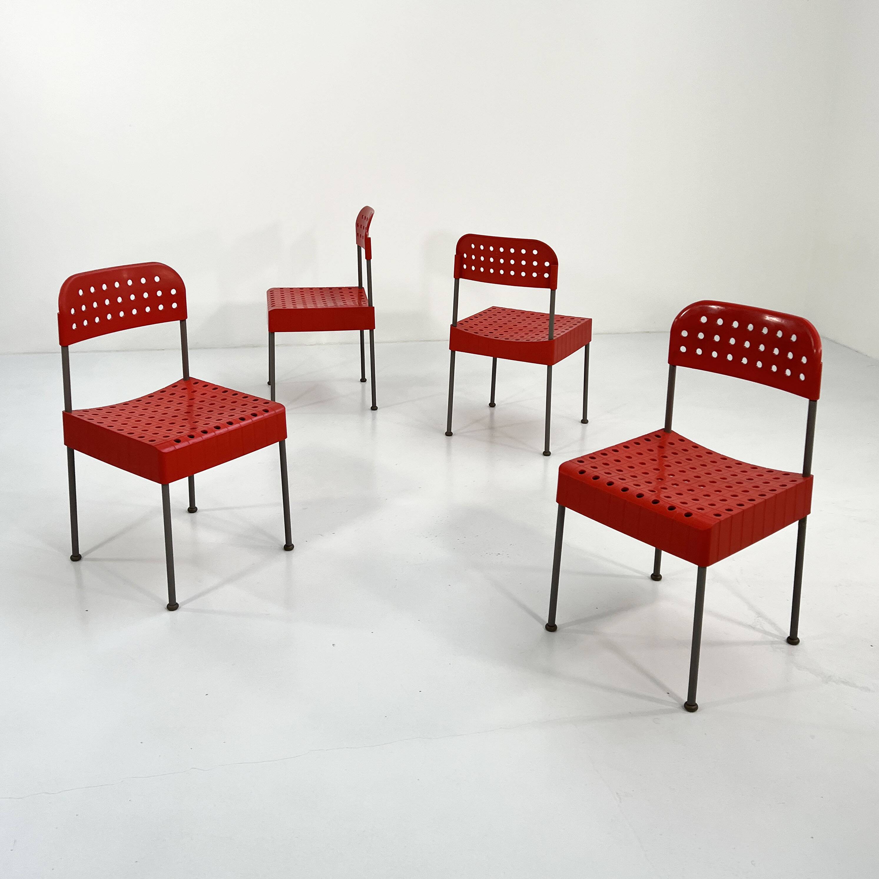 Red Box Chair by Enzo Mari for Anonima Castelli, 1970 | Selency