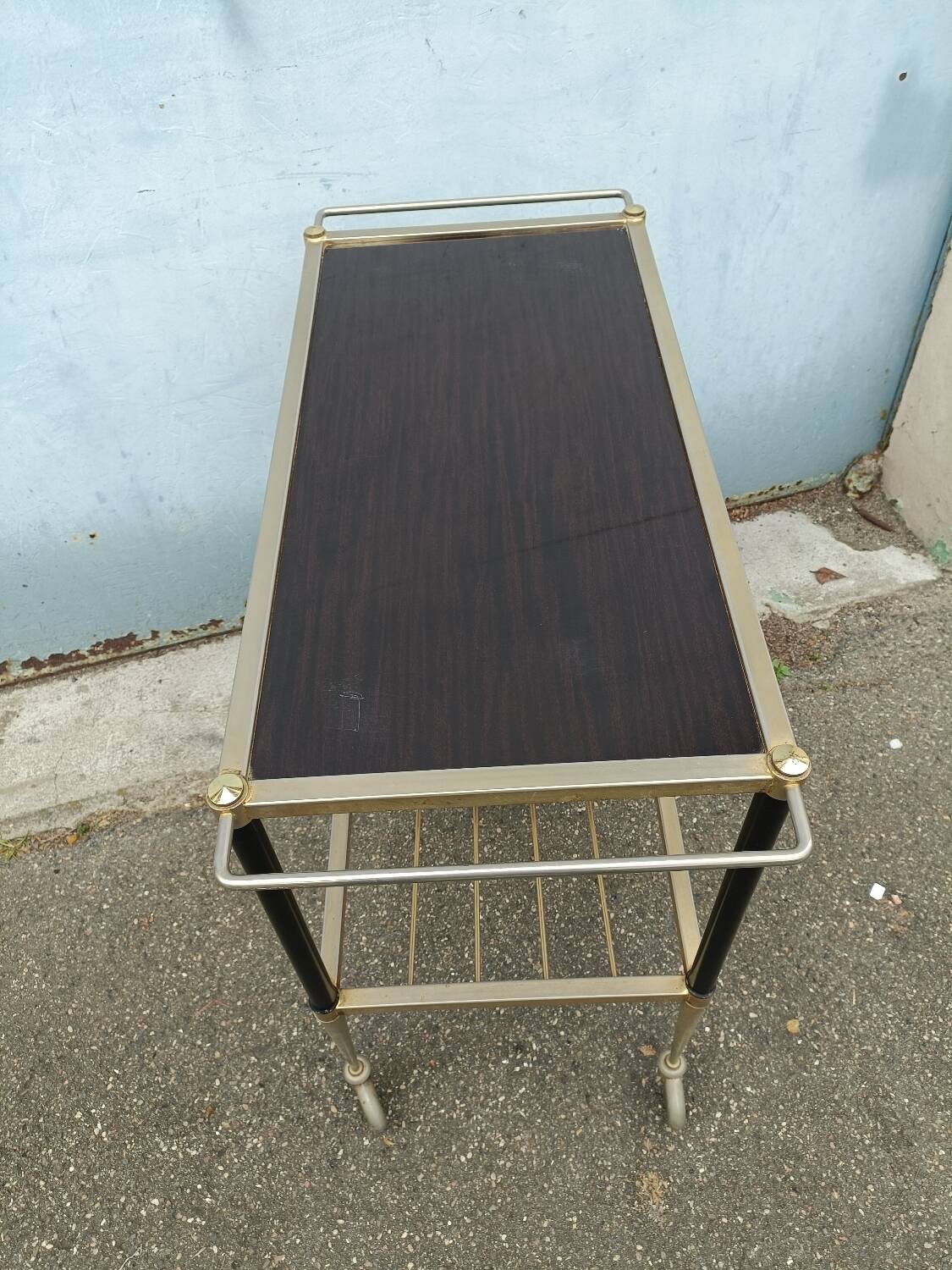 Desserte table roulante vintage
