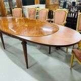 Inlaid rosewood dining table