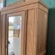 Parisian wardrobe in raw wood