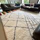 Tapis berbère en laine naturelle