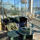 Nesting table 100% marble x Guatemala Green Marble