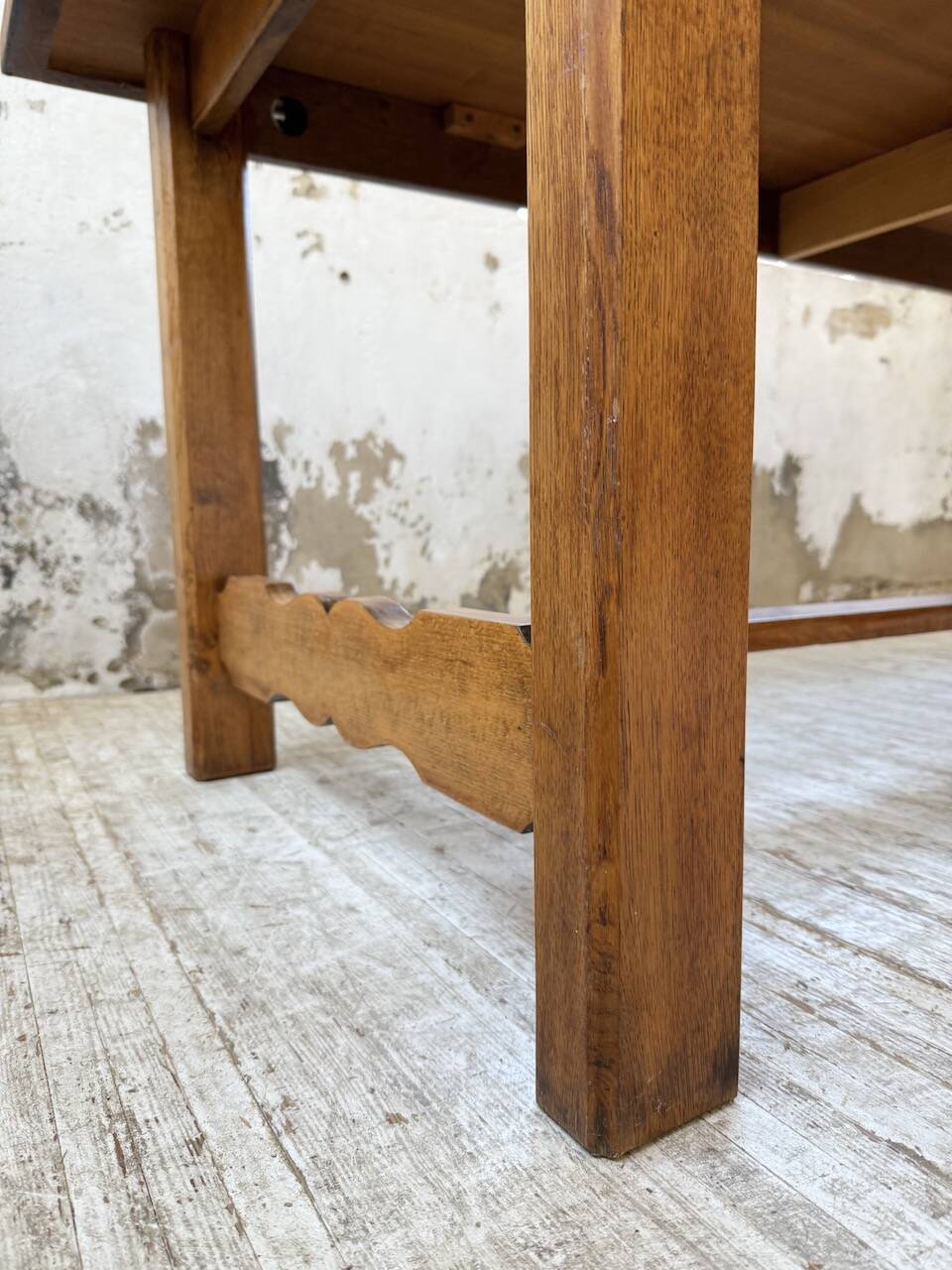 2m oak farmhouse table