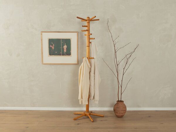 Porte-manteau en bois des années 80