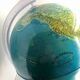 Globe terrestre lumineux vintage