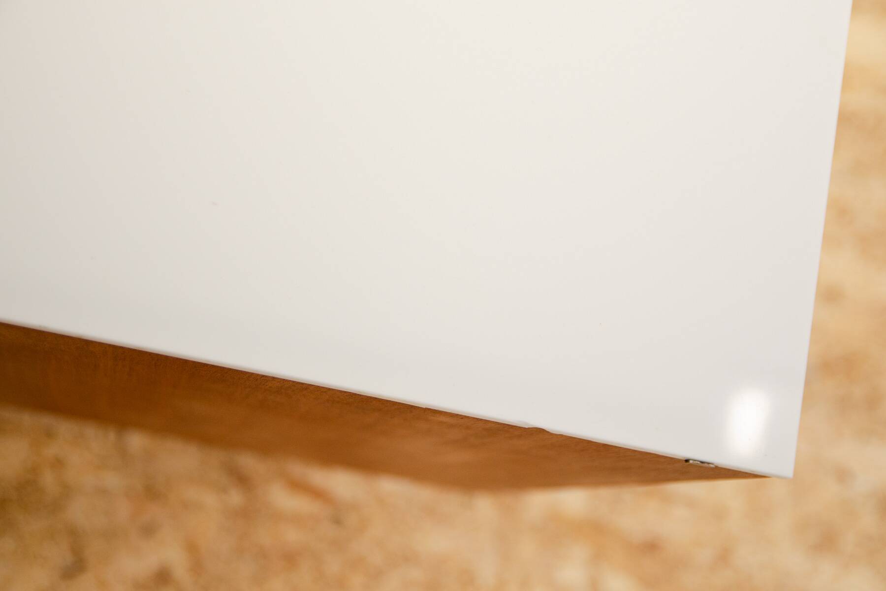 Table de nuit du milieu du siècle entièrement rénovée par Mojmír Požár, années 1960, Tchécoslovaquie