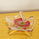 Fleur en verre design vintage
