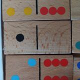 Ancien jeu de domino en bois