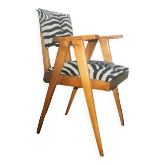 Fauteuil vintage pied compas