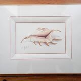 Watercolor signed Romey