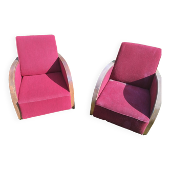 Paire de fauteuils Art déco à rénover