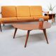 Table basse vintage haricot