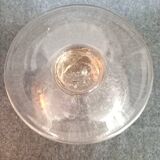 Large cocktail glass or bubble glass vase signed BIOT, 1960s/70s.