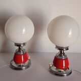 Pair of bedside lamps