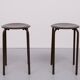 Two Stools by Obo Eromes 1960s Holland
