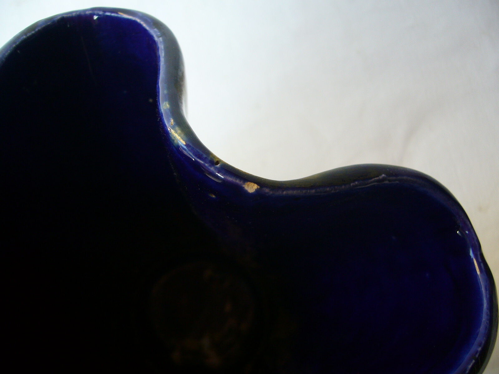 Pair of blue vases flamed Vallauris