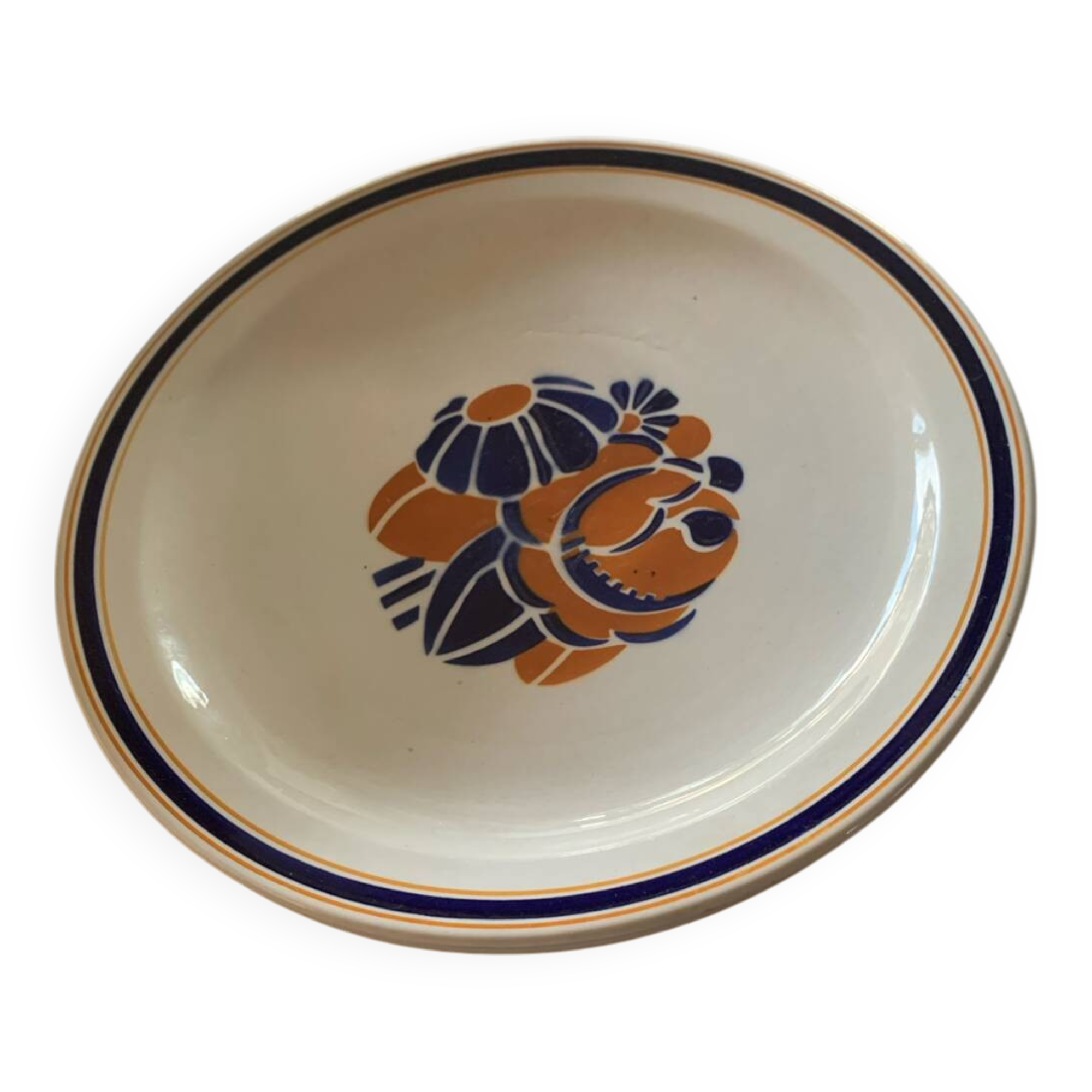 Lot of Sarreguemines Plates, Master Edition, Auteuil Decor