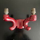 Pair of 1950 ceramic wall lamps