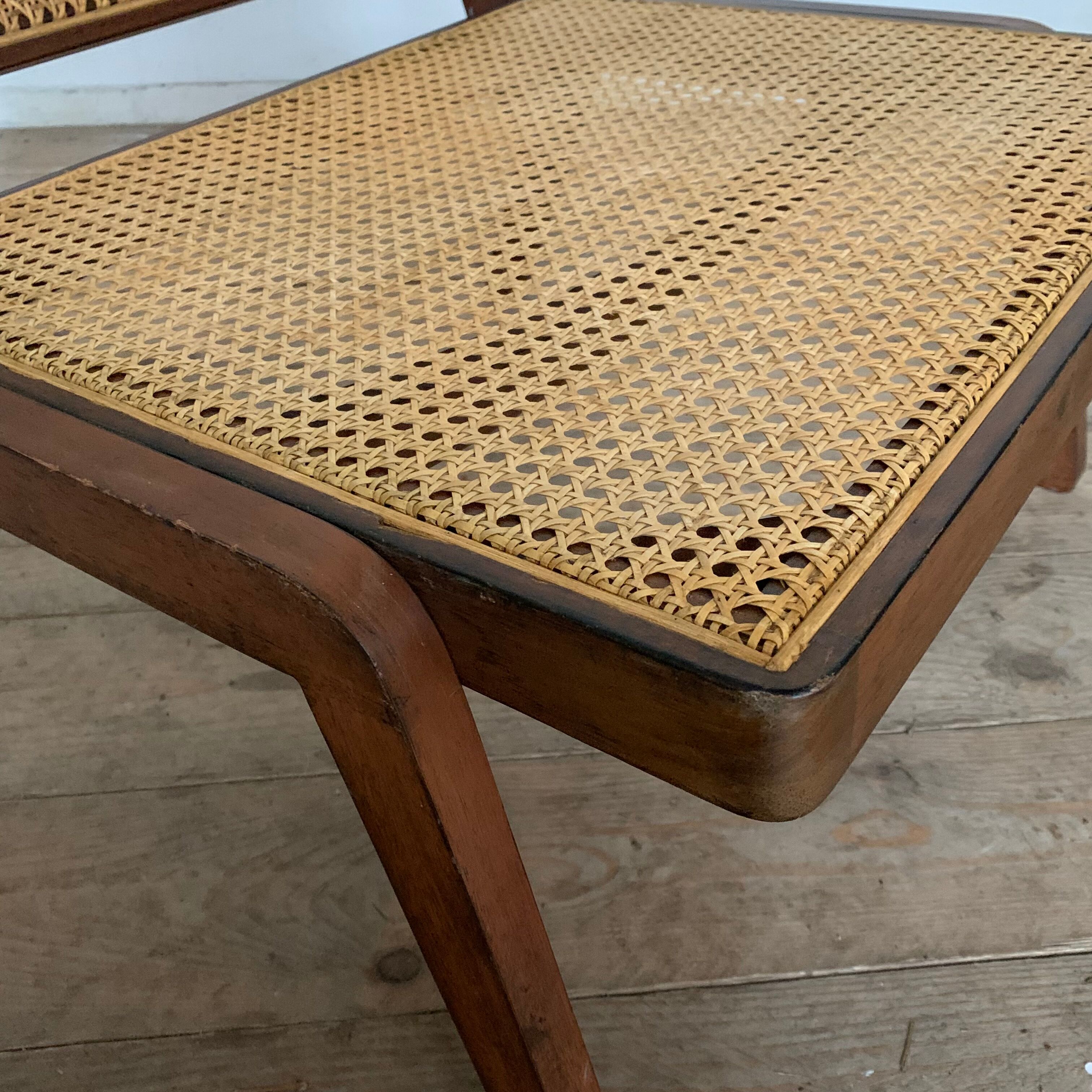 Vintage armchair in cannage