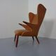 Teak and Leather Armchair by Svend Skipper for Skippers Møbler, Denmark, 1960s