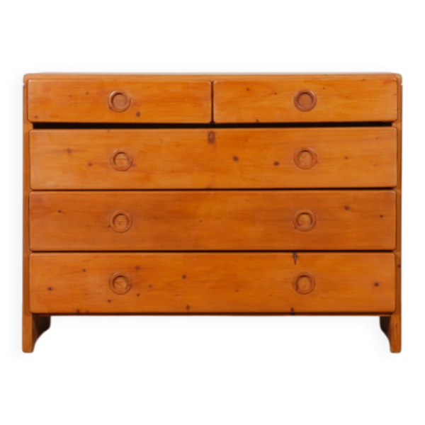Commode en pin, sélection Charlotte Perriand pour Les Arcs, 1960