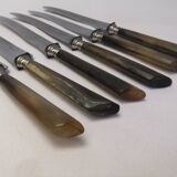 Couteaux anciens Sheffield service de table