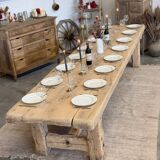Very large renovated farmhouse table