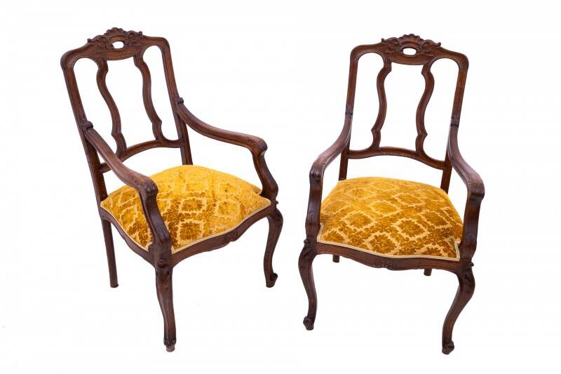 Pair of antique armchairs, France, circa 1900. After restoration.