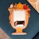 Atypical vintage Italian mirror 60s/70s 34*25