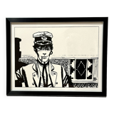 Original screenprint - Hugot Pratt - Corto Maltese - numbered + certificate of authenticity