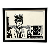 Original screenprint - Hugot Pratt - Corto Maltese - numbered + certificate of authenticity