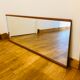 Scandinavian teak mirror 112 cm x 46 cm