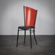Set of 4 postmodern dining chairs, Italy, 1980s