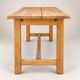 Table de ferme ancienne en bois massif