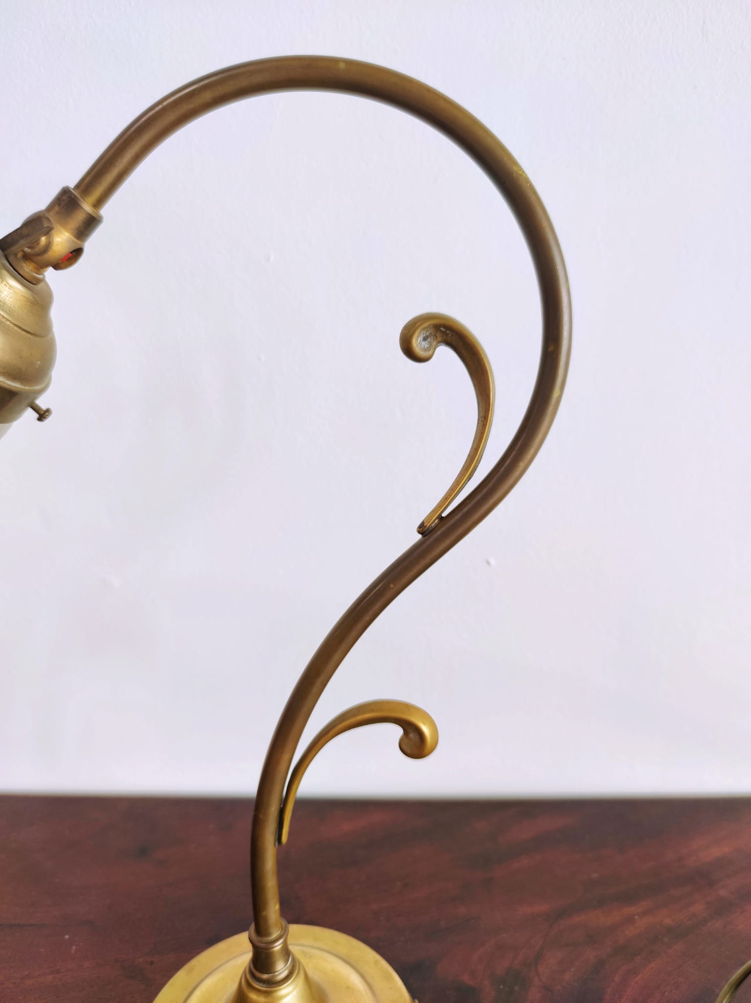 Table lamp in brass art deco tulip 1930