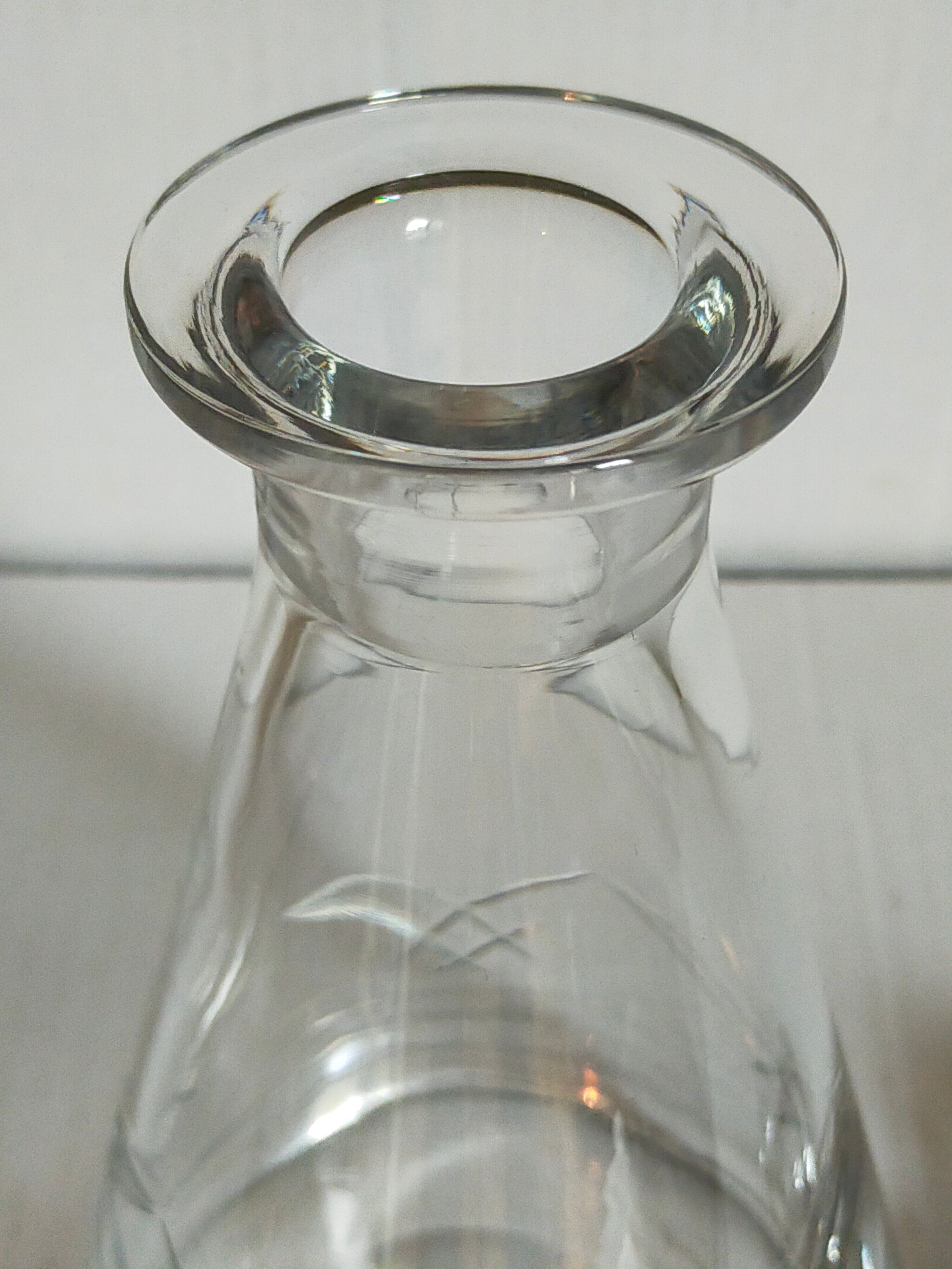 Art-Deco crystal decanter early twentieth century