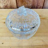 Bonbonnière en verre ciselé de Reims