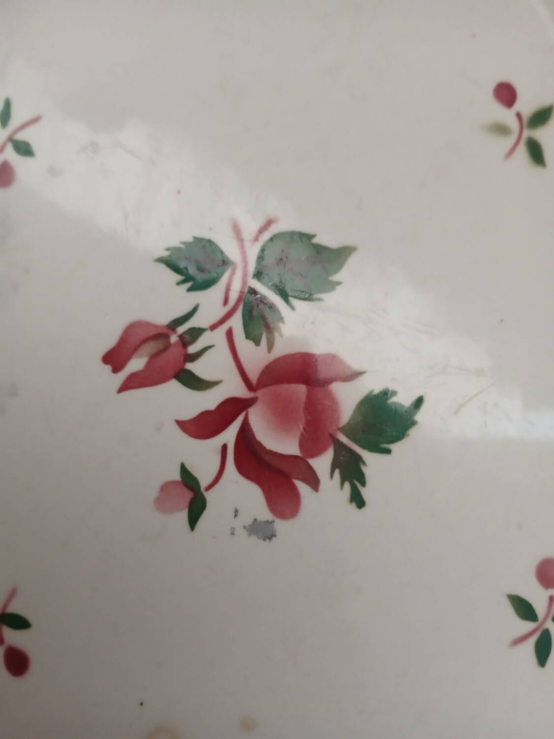 Old Digoin and Sarreguemines dish