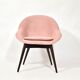 Vintage shlee chair in light pink