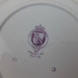 6 Cauldon England Clarence pattern soup plates